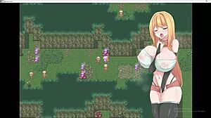 Relentless fucking in dungeon with NTR adventurer Liena, part 3, big tits creampie.