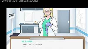 The doctor in hospital with patient