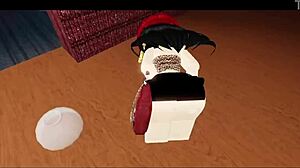 Hentai featuring a rich Roblox character getting fucked in a condo