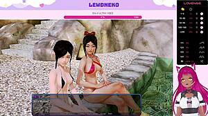 Vtuber Lewdneko玩后宫旅馆精灵女仆12