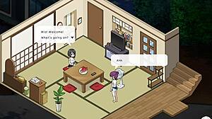 My youthhood friend caught me with porn magazine Inari