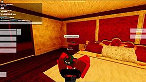 A horny succubus has sex in a Roblox condo