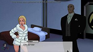 Batgirl and Superwoman in a hot toon adventure with a special guest