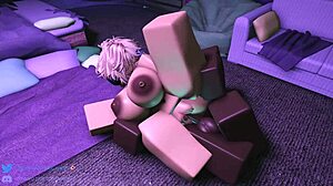 Cartoon porn with big tits and big ass goes wrong on Netflix and chill