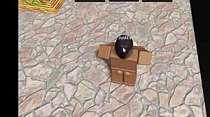 Rich anime character Romeet enjoys a big black cock in Roblox