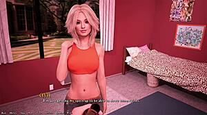 Hot Married Busty Teacher Kisses Deep in Library Scene