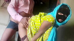 Hot girls in the village have sex at home
