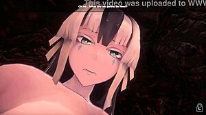 Busty Yuki-Onna - Fuyuko 4K 60fps 3D hentai game