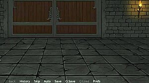 Femdom and Maledom action in a creepy hentai movie