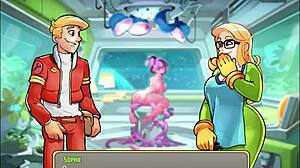 Space rescue: Code Pink long-term study in hentai form