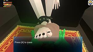 3D Femdom: Bowsette's wet toilet slave in anime porn