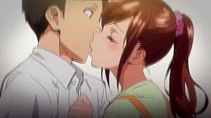 Beautiful woman of the Himawari series in hot cartoon action