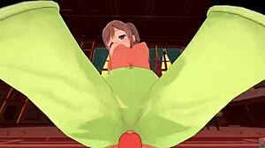 Girl Sneaks into Office, Boss Dreams of BIG TITS