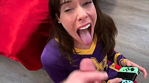 Freeuse Facial Compilation 1 drenches sexy brunette milf in cum.