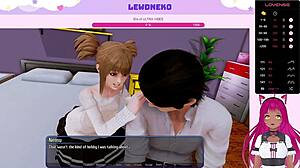 Lewdneko's harem hotel adventure continues in this Vtuber's gameplay