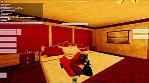 A horny succubus has sex in a Roblox condo