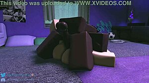 Cartoon porn with big tits and big ass goes wrong on Netflix and chill