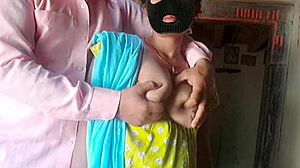Hot girls in the village have sex at home