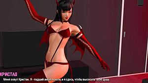 Hentai game with demons and big tits called Ripples