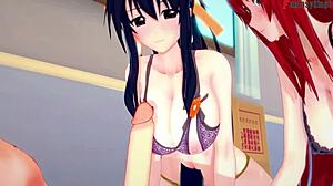 Rias Gremory and Akeno Beg for Sex in HS DXD NTR. Full Fantasy Movie on Sheer!