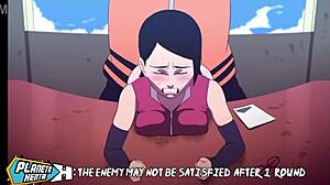 Naruto and Sarada’s hot scene in Spanish and Latin