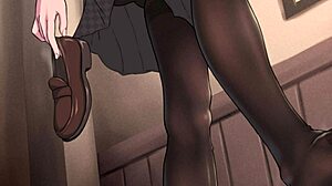 Jabami Yumeko's cheating game: a foot fetish journey