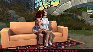 Straight girl falls for lesbians