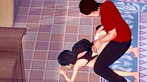 Tifa Lockhart Screws an Ugly Guy in Final Fantasy Hentai