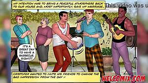 hey girls, keep dancin’ that funky beat at the bbq, makin’ the old pervert pop off