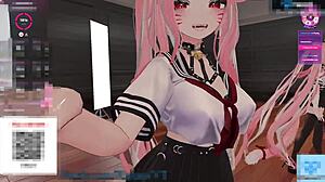 Asian game star Kanako's naughty antics and sexy looks