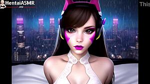 Relaxing binaural rain ASMR in a virtual bedroom experience
