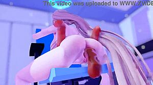 3D动漫明日香超小比基尼穿搭细节秀