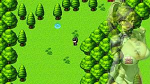 Büyük memeli maceracı, aldatma harem RPG'sinde