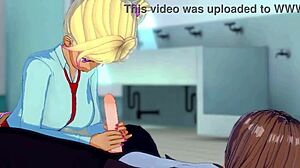 Wanna watch this hentai girl stroke by the pool?