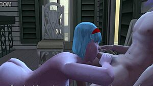 Hot anime sex scenes with big tits and anal action