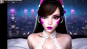 Relaxing binaural rain ASMR in a virtual bedroom experience