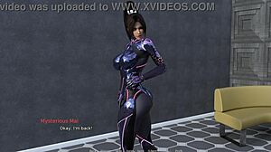 Smashing the hardest blowjob ever right in the office with a sexy 3D babe.