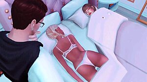 Stepdad seduces daughter's best friend