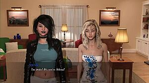 my roommate enjoys lesbian sex in bare witness 1