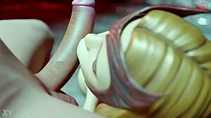 Scarlett Witch Sucks Hard on Your Cock