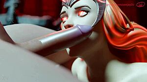 Sucking and pleasing every single inch of it: The Magical Girl Edition