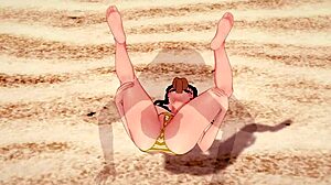 3D hentai featuring big boobs and titfuck with an amateur girl named Nanami