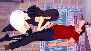 Tifa Lockhart Screws an Ugly Guy in Final Fantasy Hentai