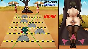 鱿鱼游戏在惊悚漫画风格3D游戏中展开