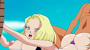 Android 18's steamy session with a monster cock