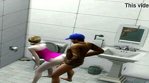 Hot athletic Latina gets banged in the deli bathroom