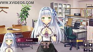 Kanon Kasukabe’s steamy ecchi scene in common route until home