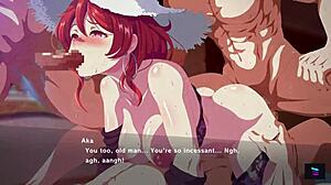 沉浸在Magicami DX中，日本hentai美女们穿着比基尼的狂野爱情冒险