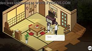 Walking into H House, I see my childhood friend stripping naked. Mom's old pal and her daughter watch in Inari S1E1!