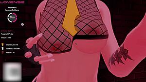 El Xox's yandere character ties up and uses for VTuber duties in cartoon porn